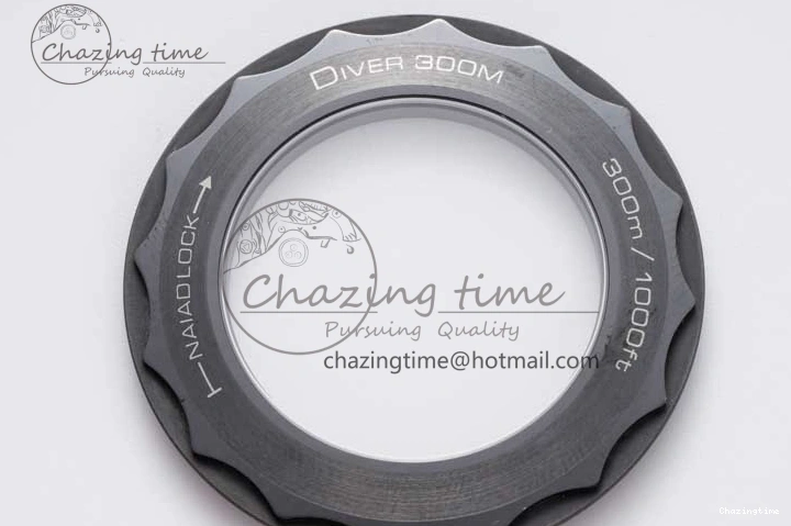 0521 Stretchable Seamaster Diver 300M ORF 1:1 Best Edition Black Ceramic Black Dial on Black Rubber Strap A 7794